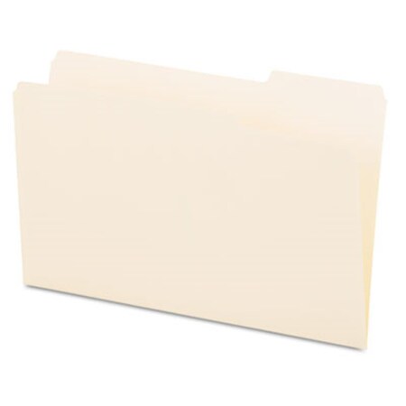 Coolcrafts File Folders- 1/3 Cut- One-Ply Top Tab- 3rd Position- Legal- Manila, 100PK CO885371